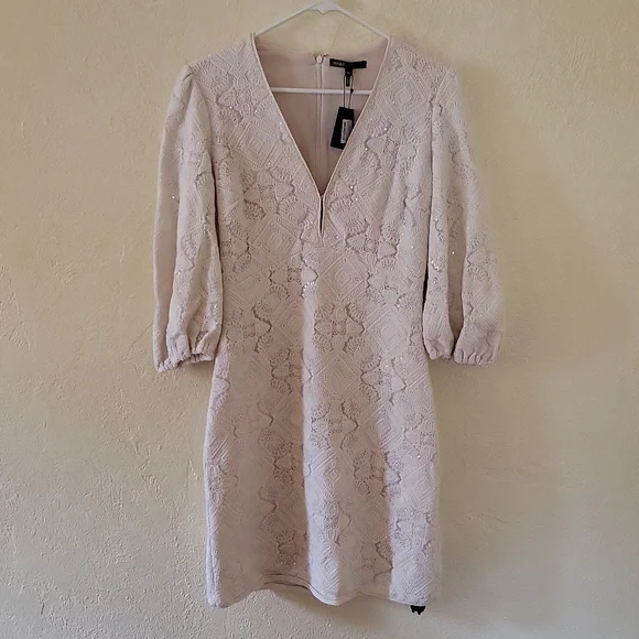 Maje Dresses Nwt Maje Richet Sequin Embroidered Tulle Mini